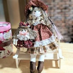 ハンドメイドドール☆バッグチャーム☆キーホルダー☆カントリードール