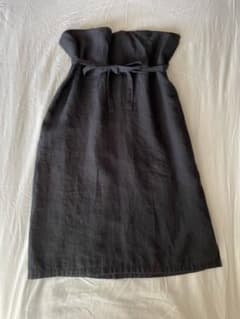 evam eva linen salon skirt 스커트 블랙