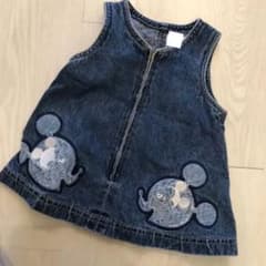 デニムワンピース ジャンパースカートのサムネイル