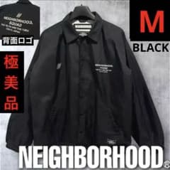 極美品‼️ネイバーフッド SQUAD コーチジャケット ブラックM 希少 人気