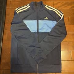 adidas ジャージ ジップアップ 150サイズ ネイビー/ブルーのサムネイル