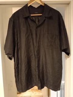 COMOLI コモリ オープン ウールシルクシャツ size4 チャコール - メルカリ
