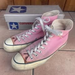 【US11】銀箱 コンバース オールスター HI ピンク MADE IN USA US11】銀箱 コンバース オールスター HI ピンク MADE IN USA - メルカリ
