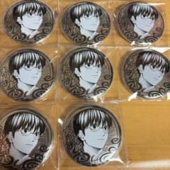 銀魂　志村新八　シルバーソウル缶バッジ　銀魂展　8点セットのサムネイル