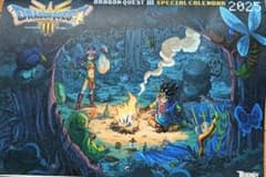 DRAGON QUEST III 2025年 壁掛けカレンダーのサムネイル
