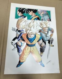 鳥山明の世界展 ドラゴンボールZ 複製原画　B4サイズ C 鳥山明の世界展 ドラゴンボールZ 複製原画 B4サイズ C - メルカリ