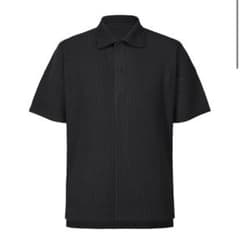 HOMME PLISSE ISSEY MIYAKE 半袖ポロシャツ ブラック 2 - メルカリ