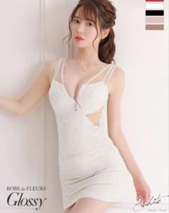 【美品】ローブドフルール　グロッシー　キャバドレス　ミニドレスのサムネイル