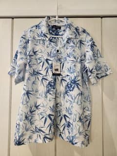 竹模様 半袖シャツ Mサイズ