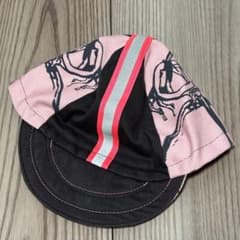 サイクルキャップ ピンク ブラック 自転車 - 5