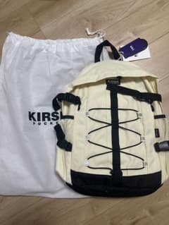 KIRSH POCKET リュック バックパック アイボリー×ブラック - メルカリ
