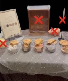 結婚式 ウェルカムスペース サンドセレモニー 飾り 6点セットのサムネイル