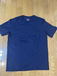 nano universe ネイビー Tシャツ 胸ポケット付きのサムネイル