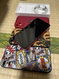 Apple iPhone 12 미니 128GB 레드 케이스 포함