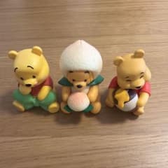 くまのプーさん フィギュア 3種セット ガチャのサムネイル