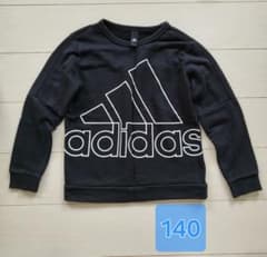 adidas トレーナー サイズ140 黒のサムネイル