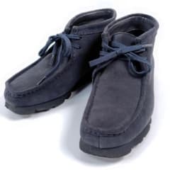 クラークス ワラビー BEAMSBOY別注 24.5 ゴアテックス ネイビー - メルカリ