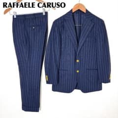 美品】RAFFAELE CARUSO ロロピアーナ生地　スーツセットアップ 44 美品】RAFFAELE CARUSO ロロピアーナ生地 スーツセットアップ 44