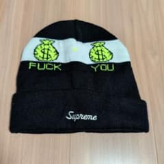 Supreme Fuck You Pay Me ビーニー ニット帽 - メルカリ