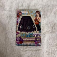 アイカツ ビジュー付ブラックレーススカートのサムネイル