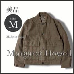マーガレットハウエル 中綿入り 英国チェック柄 ブルゾン 38│M 美品