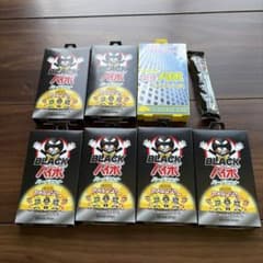 禁煙パイポ BLACK ハードミント 3本入り 6箱　レモンライム味1箱のサムネイル