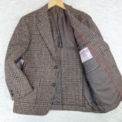 美品✨ジェイプレス　ハリスツイード　テーラードジャケット　くるみ釦　AB4 美品✨ジェイプレス ハリスツイード テーラードジャケット くるみ釦