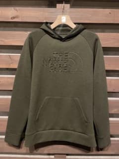 THE NORTH FACE ノースフェイスXL オリーブグリーン　型押しロゴのサムネイル