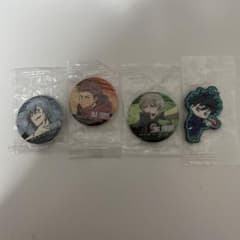 【呪術廻戦】缶バッジ＆ラバーマスコット 4種セットのサムネイル