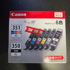 Canon BCI-351XL+350XL 6色マルチパック 大容量 - メルカリ