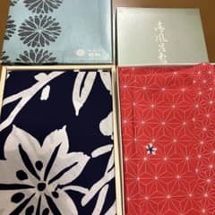 風呂敷 2枚セット 桜柄 麻の葉文様のサムネイル