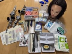 ワインディング　国家試験　ウィッグ　クランプまとめて　美品のサムネイル