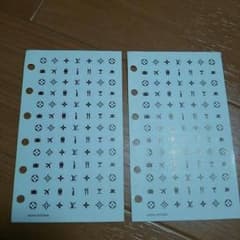ヴィトンの手帳用シール♪のサムネイル