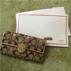 知亜理♡さま専用 COACH コーチ☆長財布 新品のサムネイル