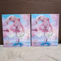 벚꽃 미쿠 AMP + 피규어 벚꽃 드레스 ver 2 개 세트