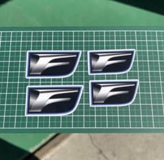 キャリパーステッカー　Fロゴ　LEXUS レクサス　RCF GSF合計4枚セットのサムネイル