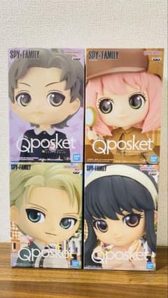 SPY×FAMILY Qposket 피규어 4체 세트