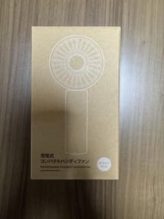 無印良品 充電式コンパクトハンディファン MJ-HF4-WHのサムネイル