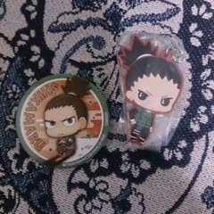NARUTO★奈良シカマル★バッジ＆ラバストのサムネイル