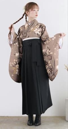 ☆人気☆KYOETSUキョウエツ簡易袴セット☆ ホワイトモカブーケ S150 