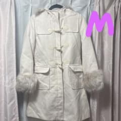 GRL☆アイボリー☆ファー☆ダッフルコート☆のサムネイル