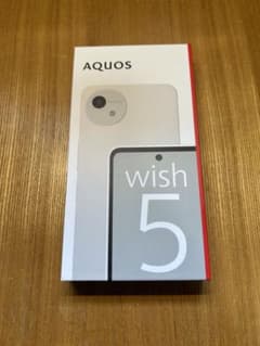 AQUOS wish 5 simフリー 残債なし 一括購入 新品 未使用 - メルカリ