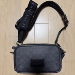 COACH ショルダーバッグ シグネチャー ブラックのサムネイル