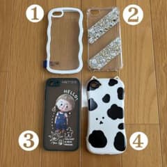 iPhoneSE 7/8用 ケース 4点セットのサムネイル