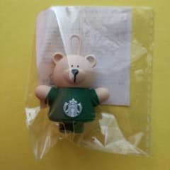 スターバックス 初代 ベアリスタ 緑エプロン キャップのサムネイル