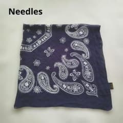Needles ニードルス ネペンテス パピヨン ペイズリー柄 シルクスカーフ Needles ニードルス ネペンテス パピヨン ペイズリー柄 シルクスカーフ