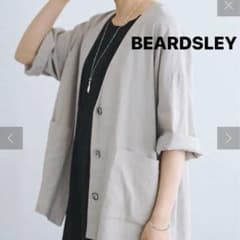 最終【新品 2026SS】BEARDSLEYビアズリー リネン 半袖ジャケット 最終【新品 2026SS】BEARDSLEYビアズリー リネン 半袖ジャケット