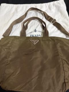 PRADA テスートナイロン 2way トートバッグ 三角ロゴ ショルダー付きのサムネイル