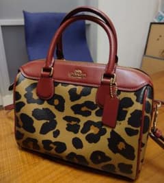 COACH 2WAY ミニボストンバッグ レオパード柄 COACH 2WAY ミニボストンバッグ レオパード柄 | Mercari