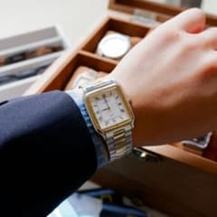 80s Vintage Seiko Landy サントス ローマン文字盤 コンビ - メルカリ